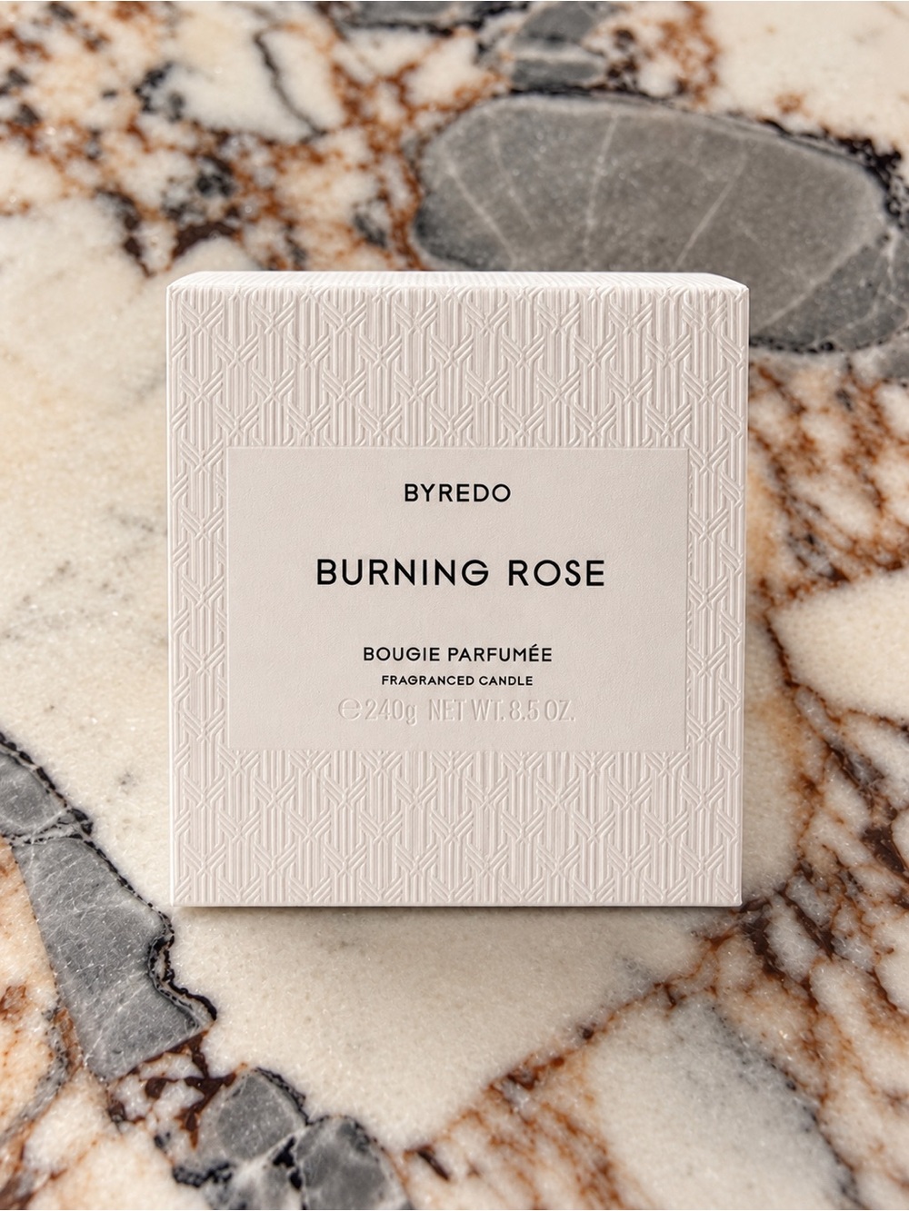 Byredo Burning Rose Scented Candle New In Box
